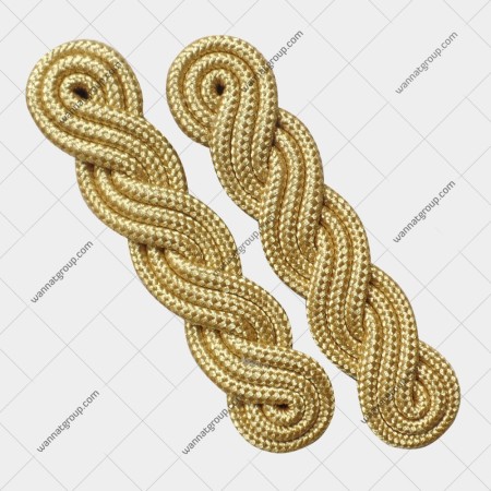 3 Twist Gold Shoulder Cords