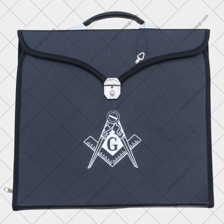 Masonic Apron File Case with Square and Compass
