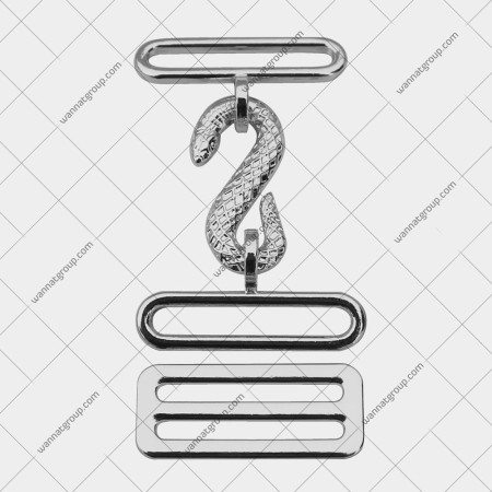 Masonic Apron Snake Set Silver