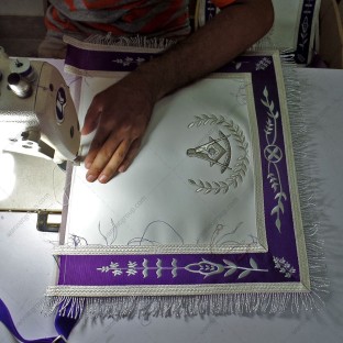 Past Master Apron Sewing Process